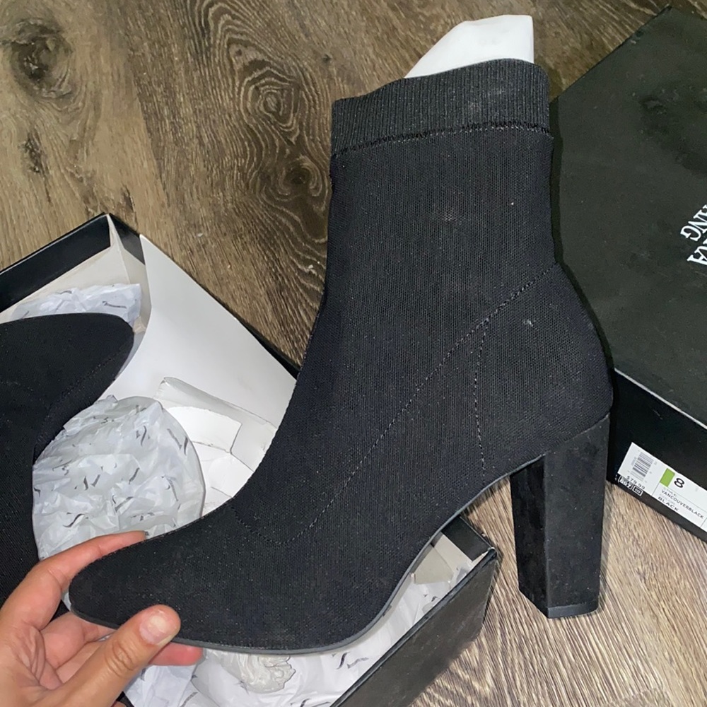 Very Wang Sock Boots Size 8